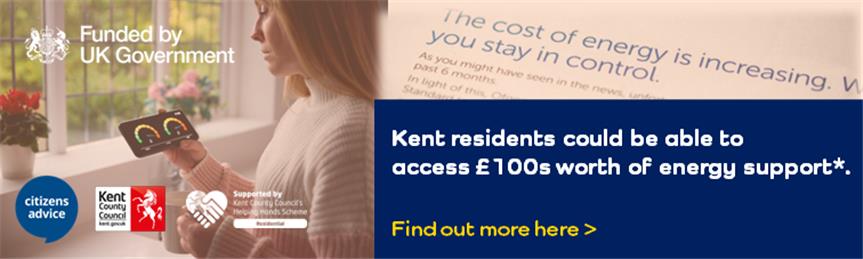  - Money Advice Scheme– additional support towards household energy costs for eligible Kent residents (funded by the Household Support Fund)